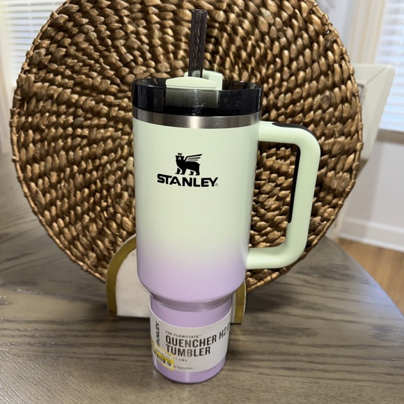 RARE Stanley Halloween 40oz Stainless Steel Tumbler Hypnotic Green BRAND NEW - Picture 2 of 7